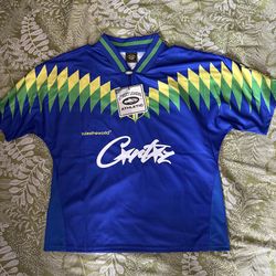 Corteiz Club America Jersey Brasil Blue 