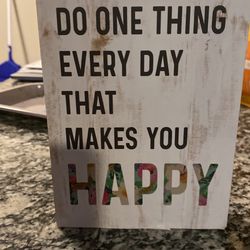 Home Decor Placque
