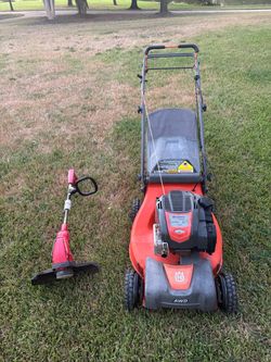 Husqvarna AWD Self-Propelled Mower + Homelite Trimmer