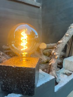 Concrete lamp