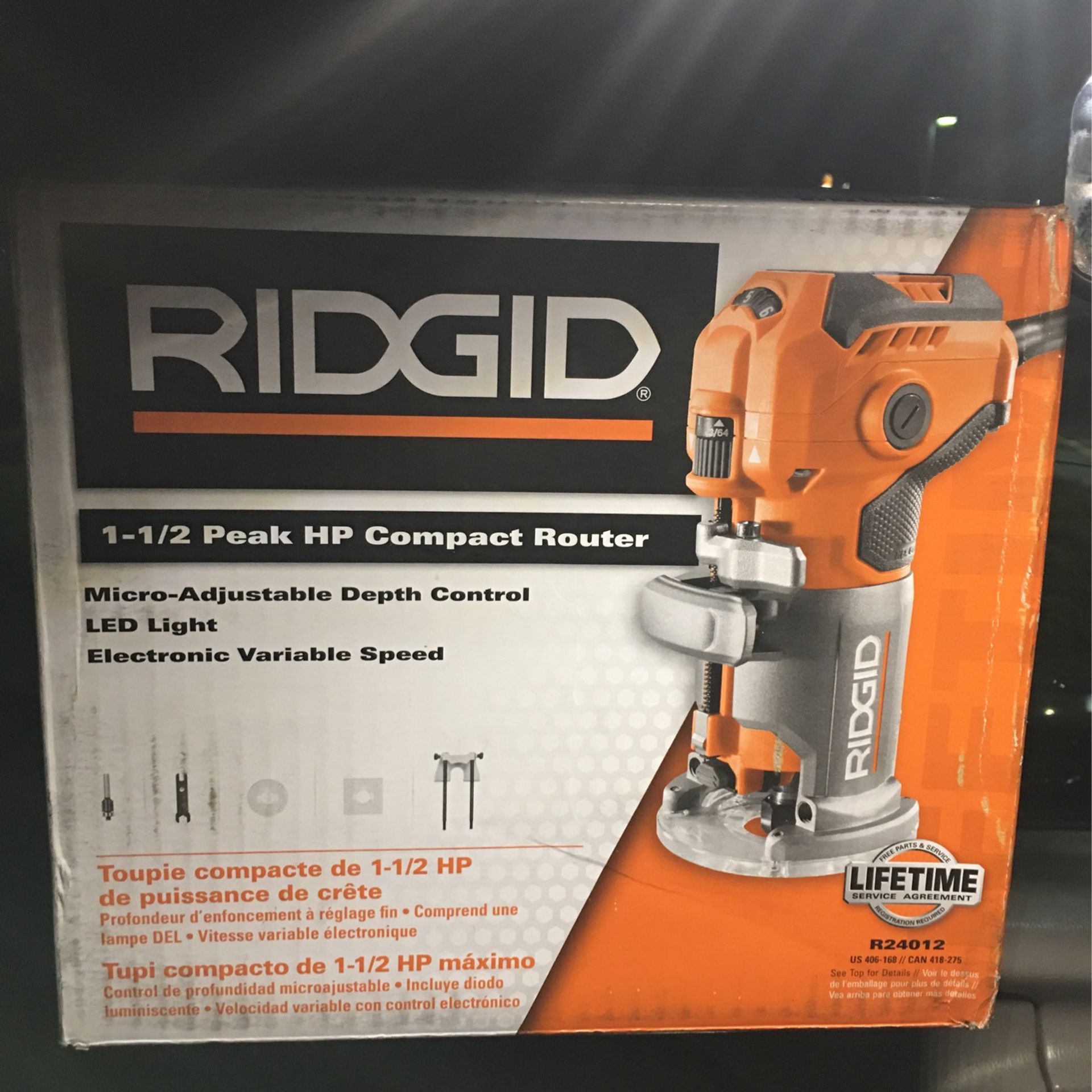 Ridgid 1-1/2 Hp Compact Router