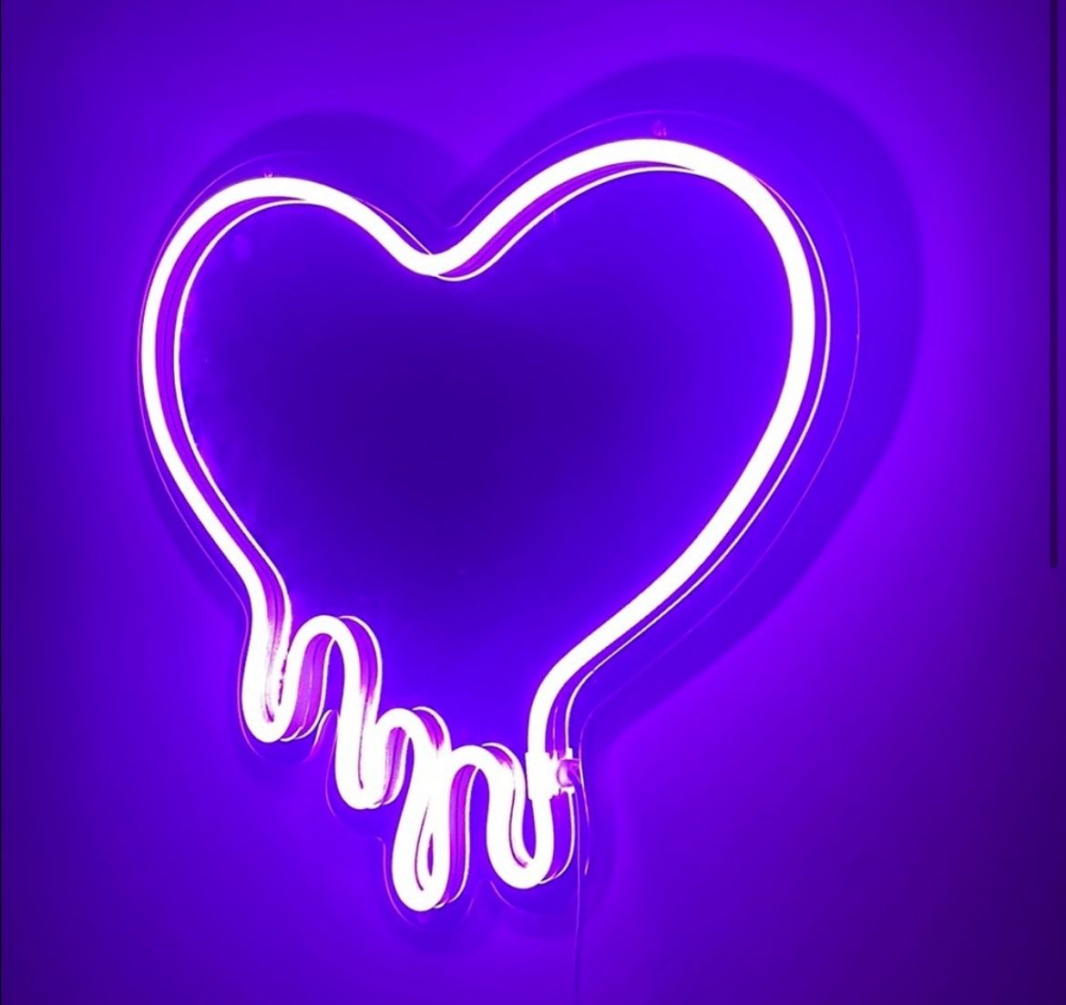 LED heart Shaped Mirror