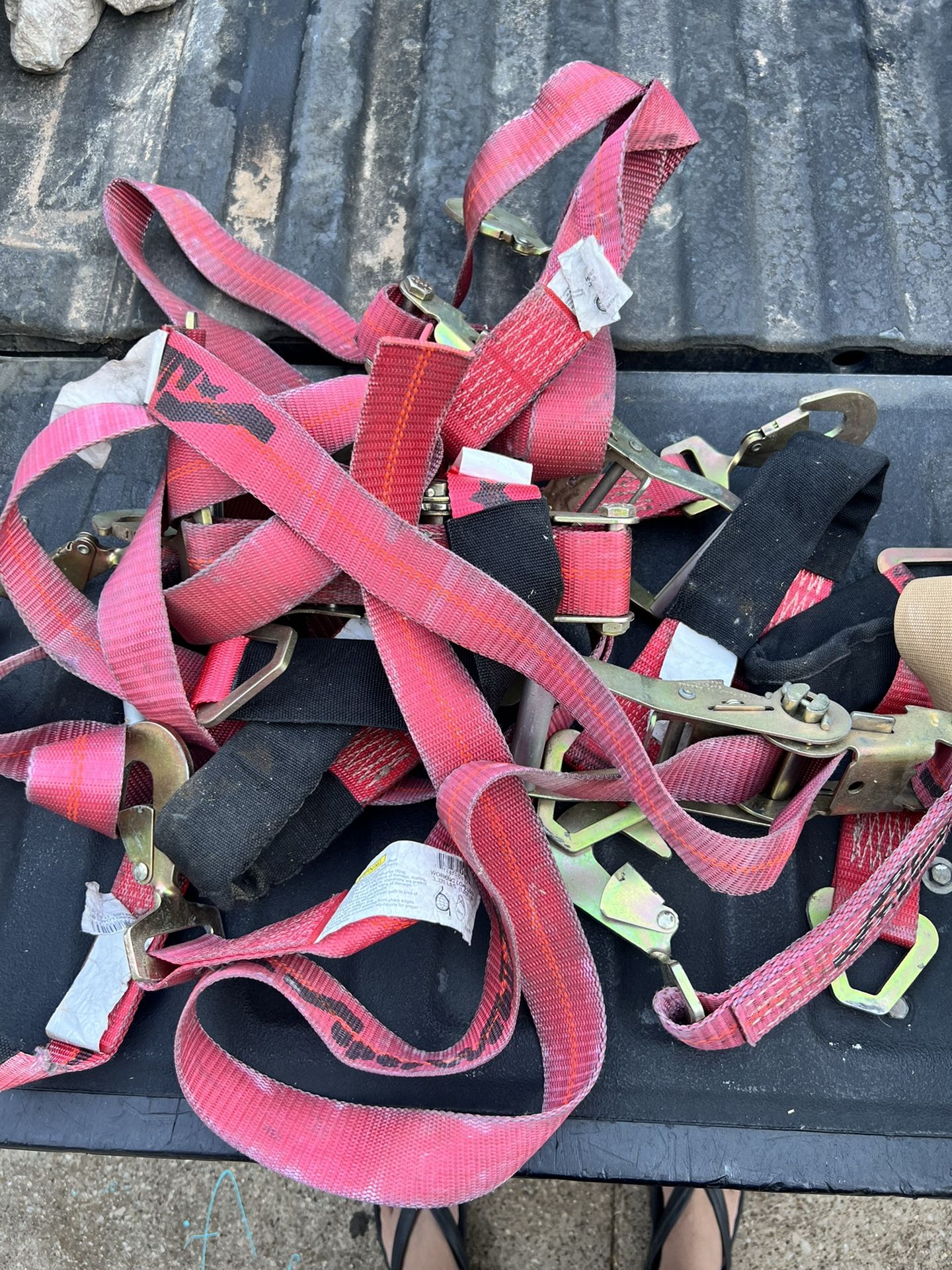 Large Lot Of Safety Harnesses & Other