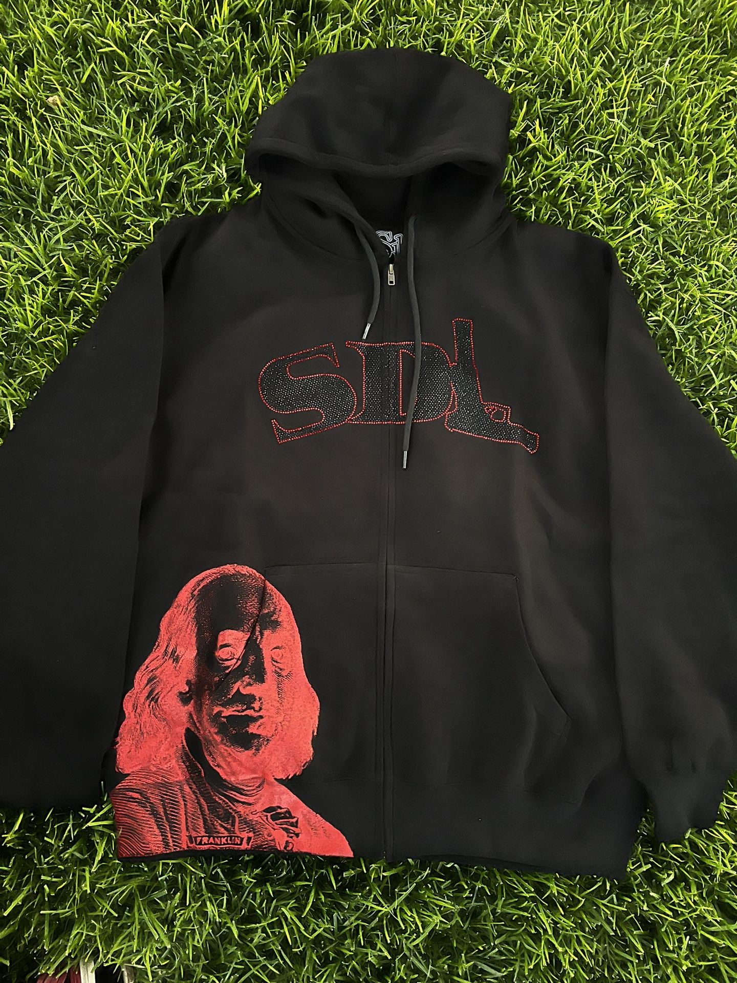 SDL CHP Rhinestone Zip Up