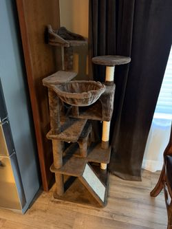 Cat Tree with Hammock & Scratching Posts