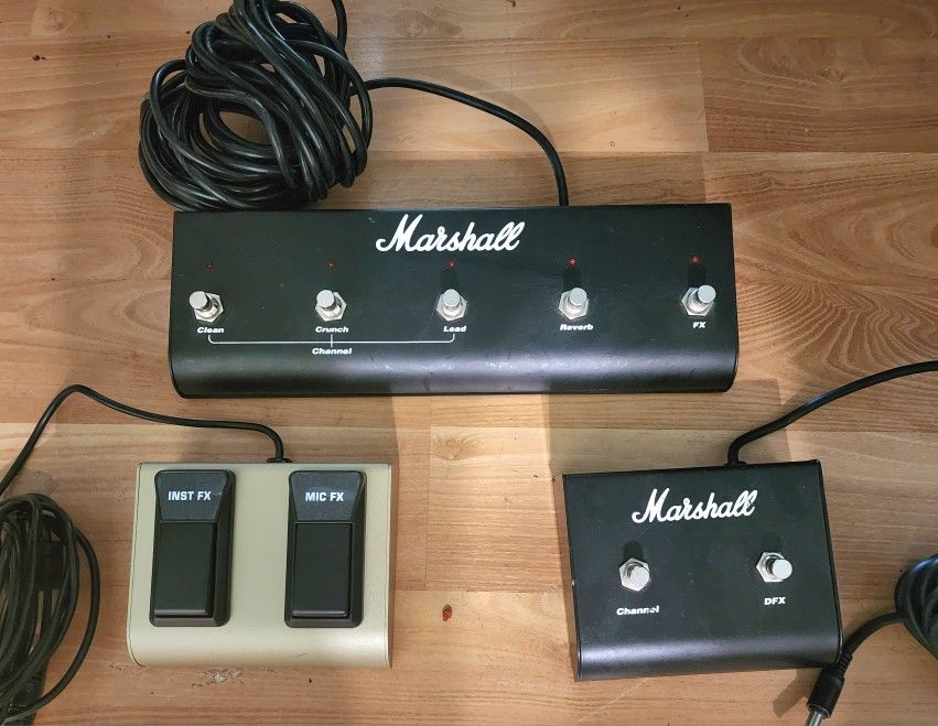 Bass and Guiitar Foot Switch Pedal Lot
