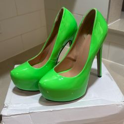 Lime Green Heels