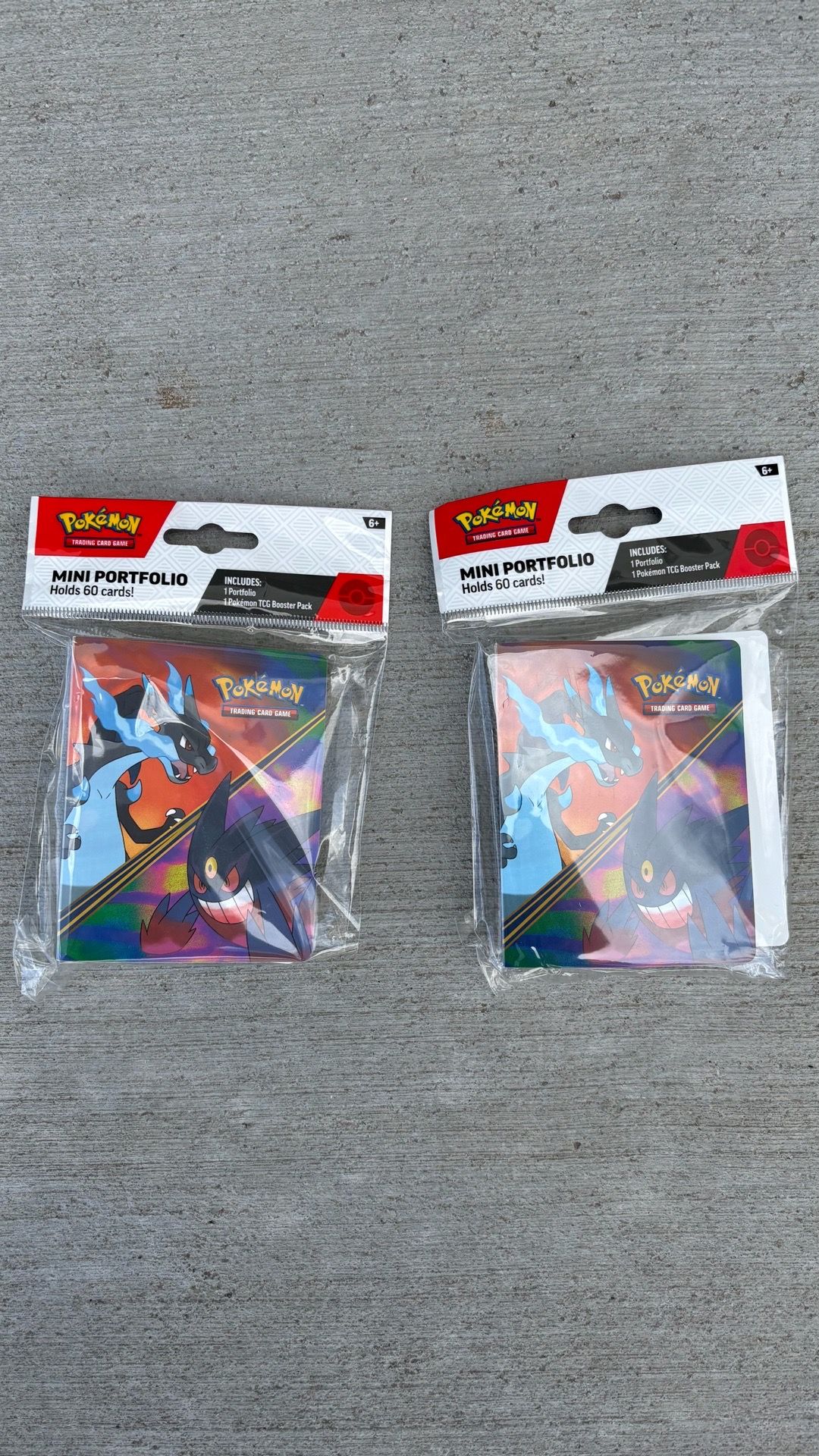 Pokémon mini portfolio holds 60 cards