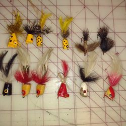 Flyfishing Bass Poppers From 40&50's