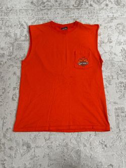Orange Harley Davidson