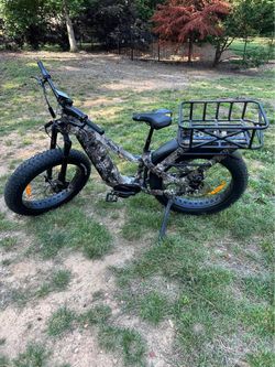 #Apex Fat Tire Electric Bike with Rear Cargo Rack