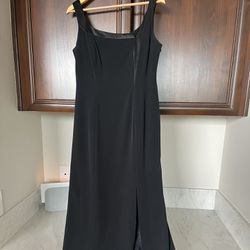 Vintage Classic Long Black Dress