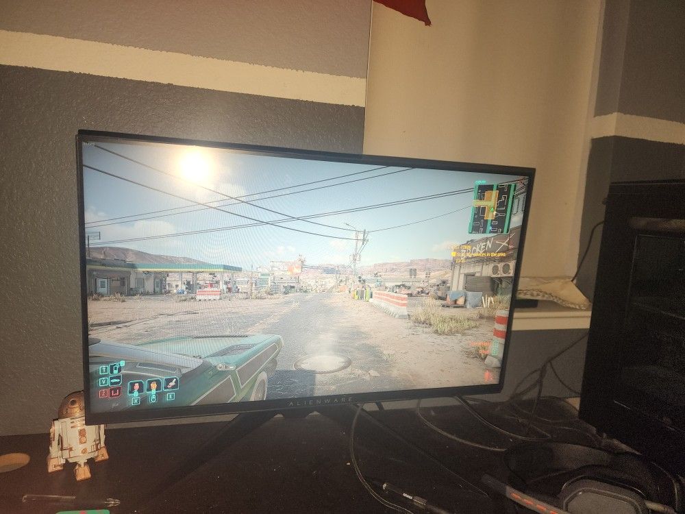 Alienware 25 Gaming Monitor - AW2518Hf, Full HD @ Native 240 Hz, 16: 9, 1ms response time, DP, HDMI 2.0A, USB 3.0, AMD Freesync, Tilt, Swivel, Height-