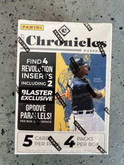 2021 Panini Chronicles MLB Baseball 20 Card "Blaster" Box 