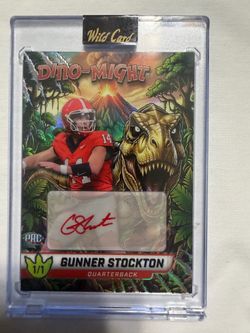 Gunner Stockton Wild Card Dino-Might Auto 1/1