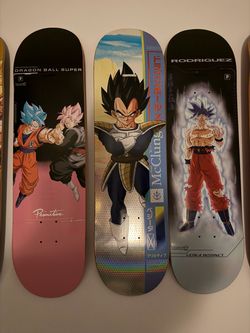 DRAGONBALL PRIMITIVE SKATEBOARD DECK COLLECTION