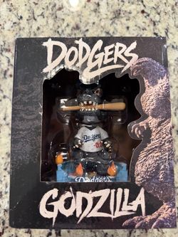 The Los Angeles Dodgers x Godzilla Minus Zero giveaway bobblehead