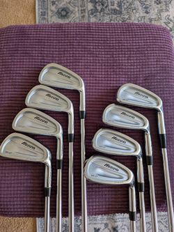MIZUNO MP-57 3-PW FORGED IRON SET/KBS TOUR SHAFTS