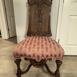 Antique Continental Baroque Hall Chair