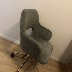 Crate And Barrel - Perfect Condition  Olive Green Office Chair