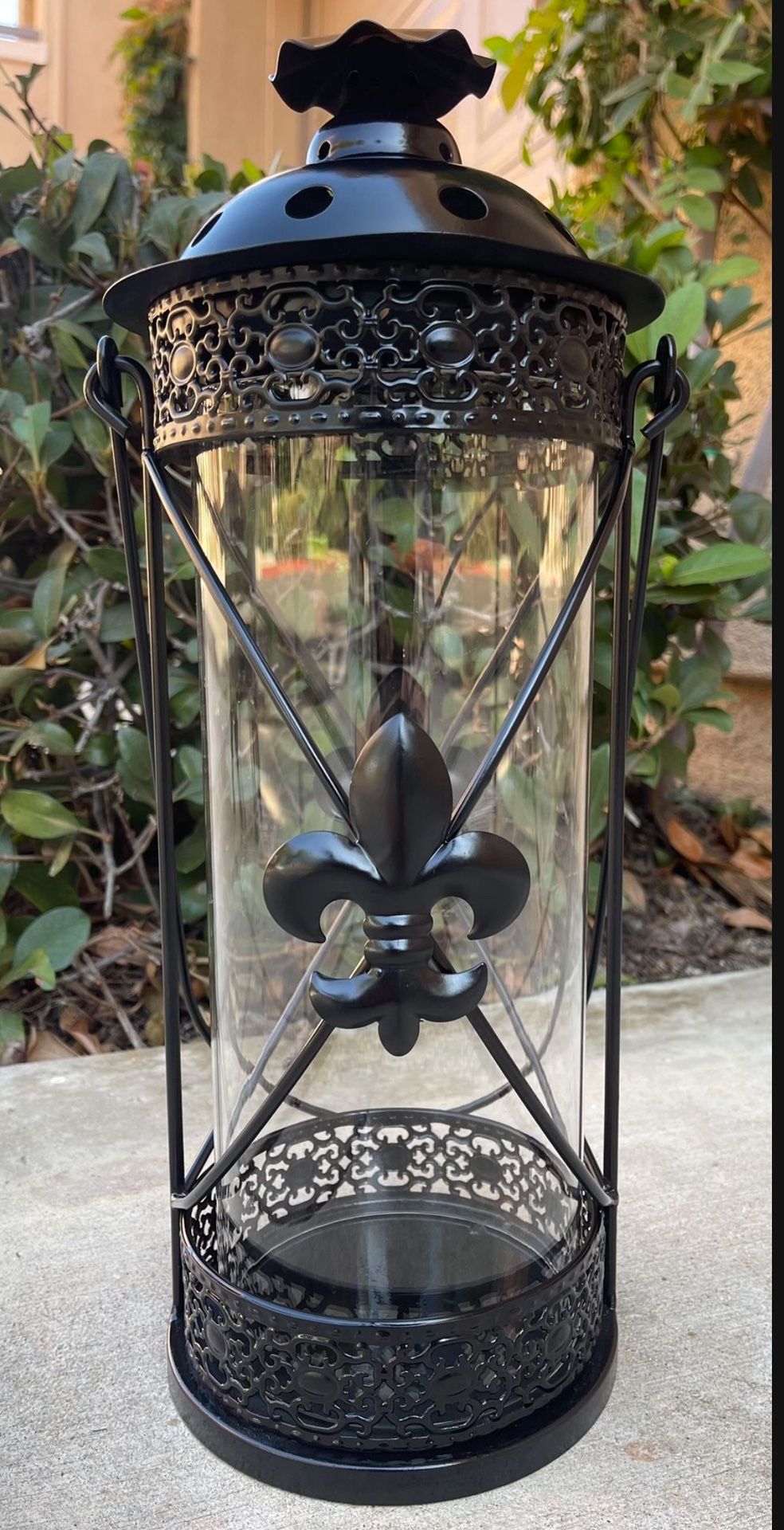 Ornate Iron Candle Holder