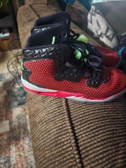 Red and Black Jordan's