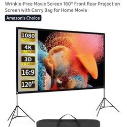 120" projection screen