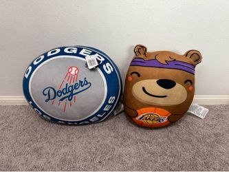 Dodgers and Lakers Squishy Pillow