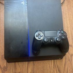 PS4 And Controller 