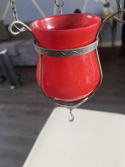Red Decoration - Candle Holder