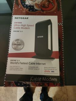 Netgear Cm1000 Modem XFINITY 6GPS