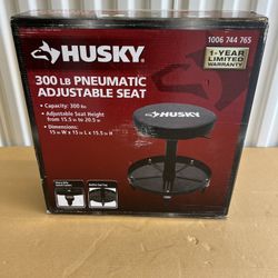 Husky Pneumatic Adjustable Creeper Seat, Mechanics, Tools