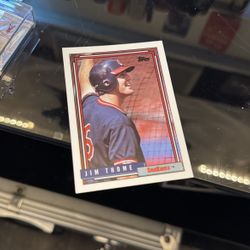 Jim Thome Rookie Card Topps 1992