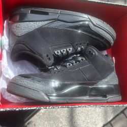 Jordan 3 Black Cat Size 10.5