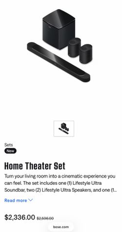 Bose Home Theater Set
