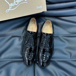 Christian Louboutin Men’s Leather Shoes With Box New