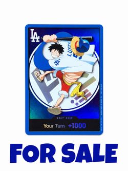 2026 Luffy Don One Piece x Dodgers Promo Card *PRISTINE* SEALED