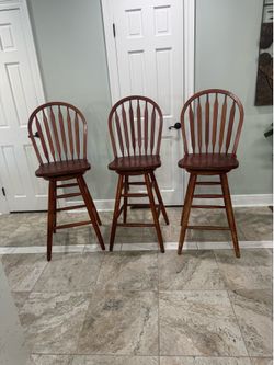 Three barstools