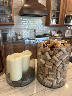 Decorative glass jars