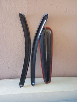 Window rain guard AVS