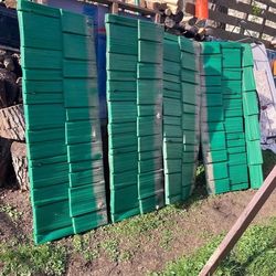 Plastic Roof panels for a kids playground