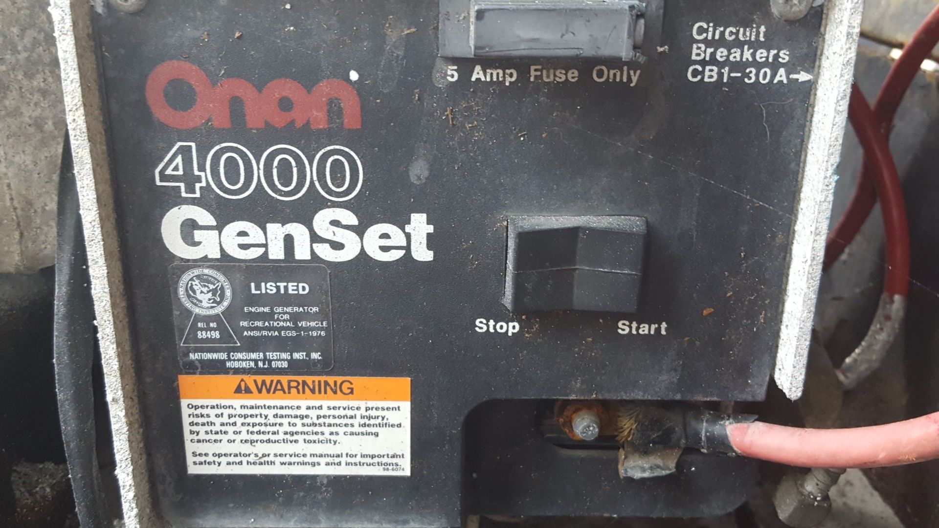 4000 watt onan GenSet generator Emerald Plus for Sale in Chehalis, WA