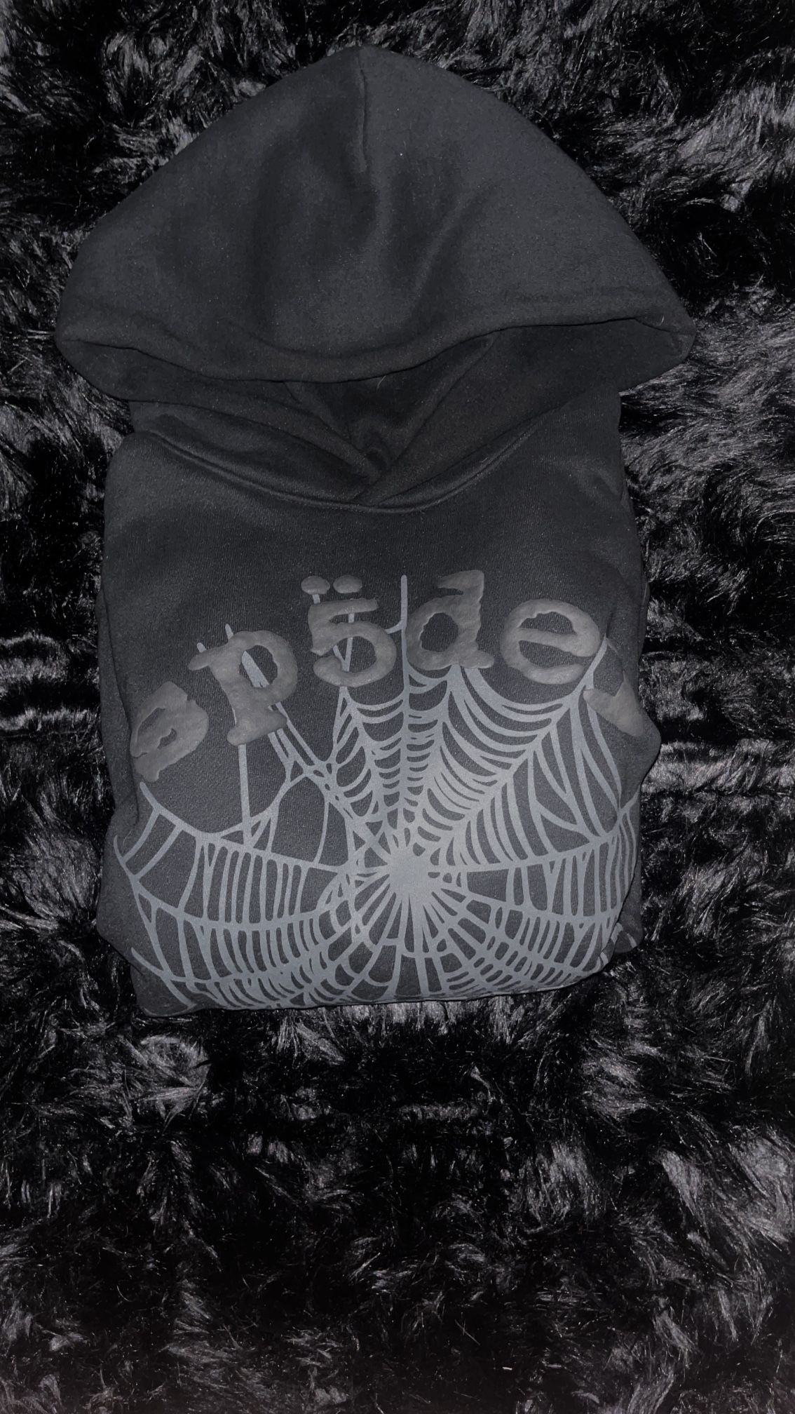 Black Sp5der Hoodie *REAS DESCRIPTION*
