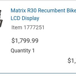 Like New Exercise Bike