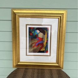 Linda Le Kinff "Helene II" - Rare HC 18/50 Serigraph - Framed - Collectible Art
