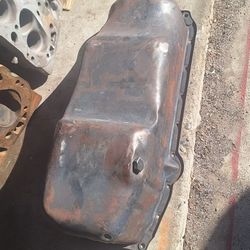 Good Cleaned 327 Chrome  Sbc Left Dipstick Oil Pan.  See Pics. 35th Ave And McDowell Phx 