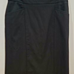 Mossimo Women's Black Stretch Pencil Skirt 