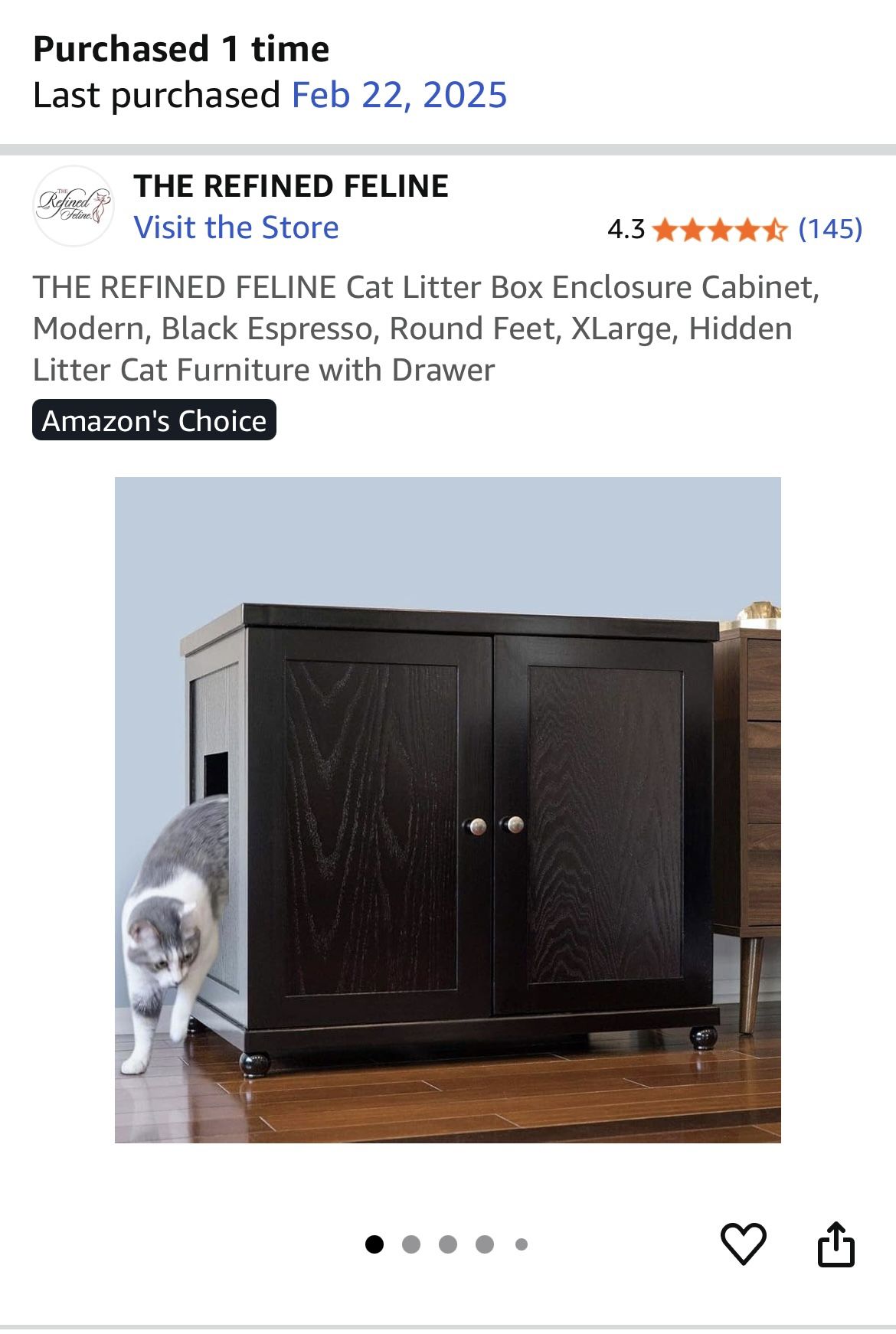 Refined Feline Cat Litter Box Enclosure X-Large