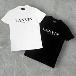 Lanvin Tshirt Black And White