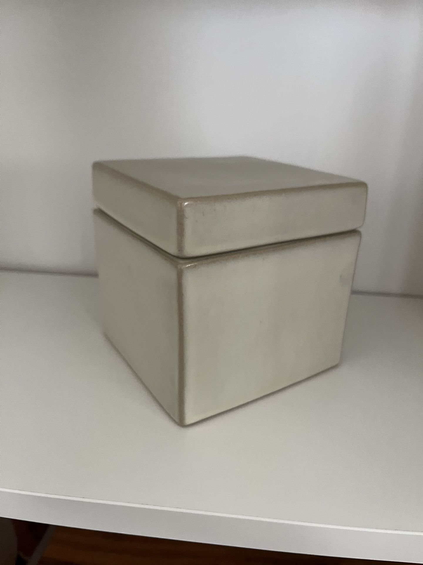 Decorative Stoneware Box 
